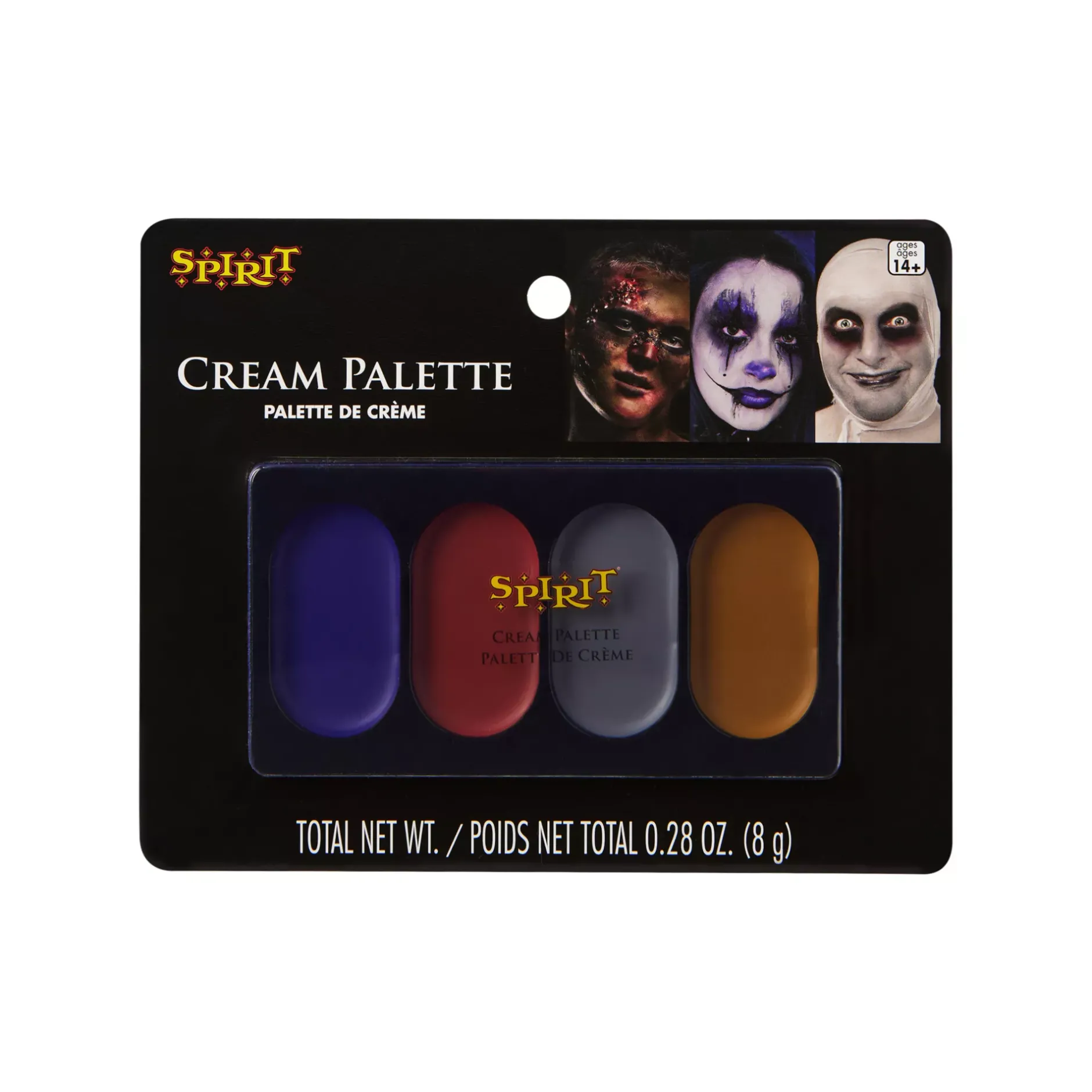 Spirit Halloween 4 Color Cream Makeup Palette