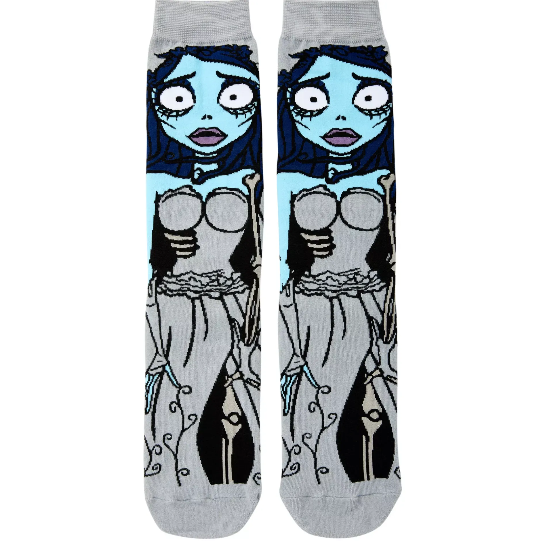 Spirit Halloween 360 Corpse Bride Crew Socks