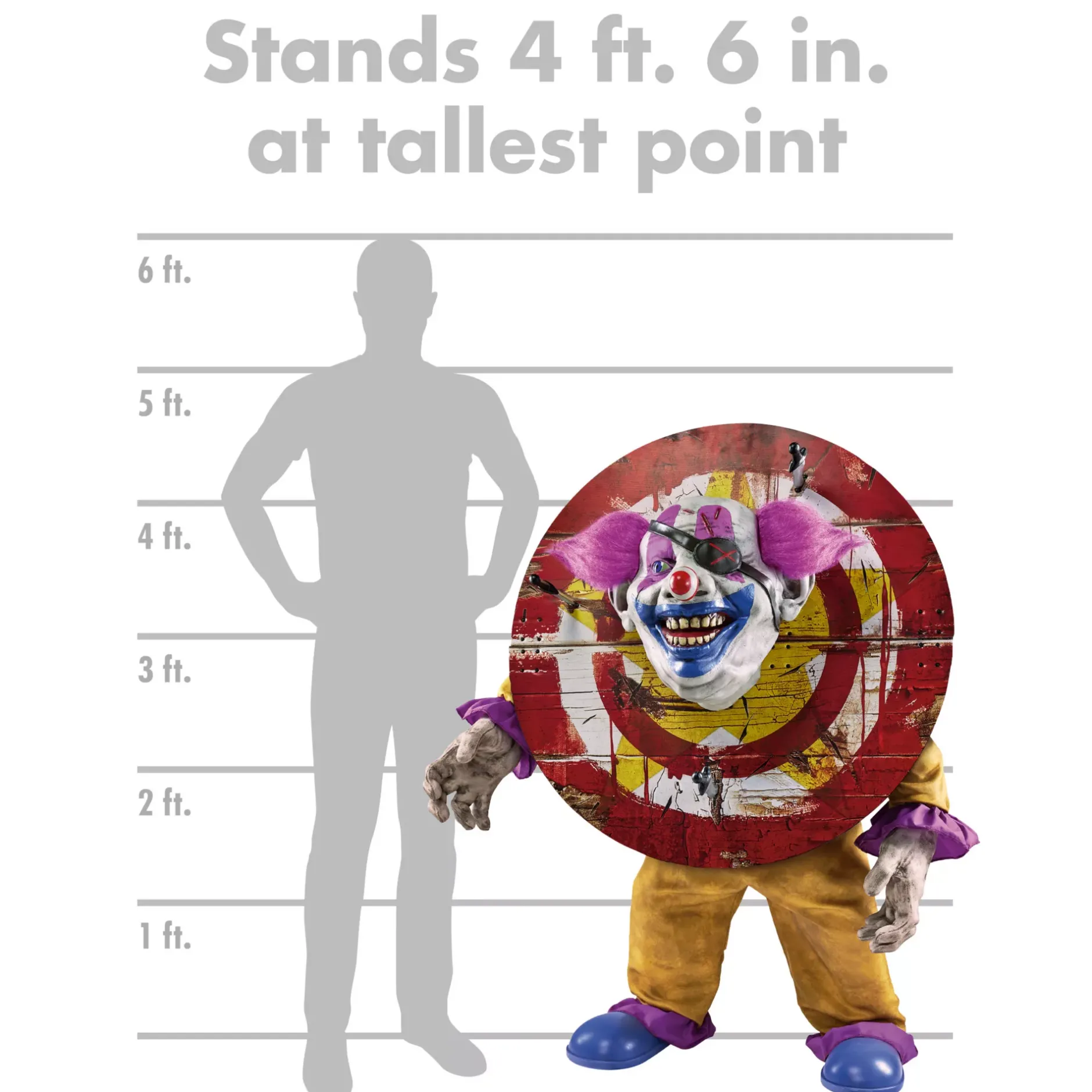 Spirit Halloween 4 Ft 6 In Bullseye Animatronic