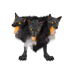 Spirit Halloween 2 Ft 7 In Cerberus Three Headed Dog Animatronic