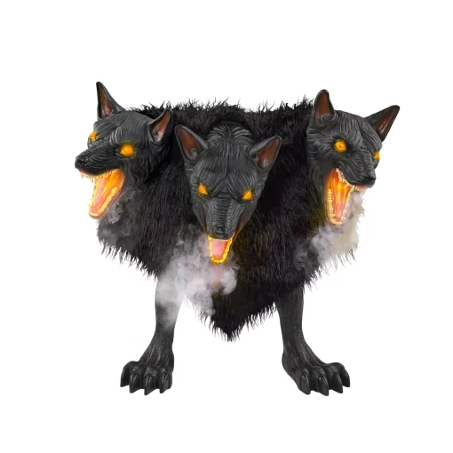 Spirit Halloween 2 Ft 7 In Cerberus Three Headed Dog Animatronic