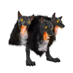 Spirit Halloween 2 Ft 7 In Cerberus Three Headed Dog Animatronic