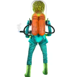 Spirit Halloween 6 Ft 6 In Martian Warrior Animatronic  - Mars Attacks