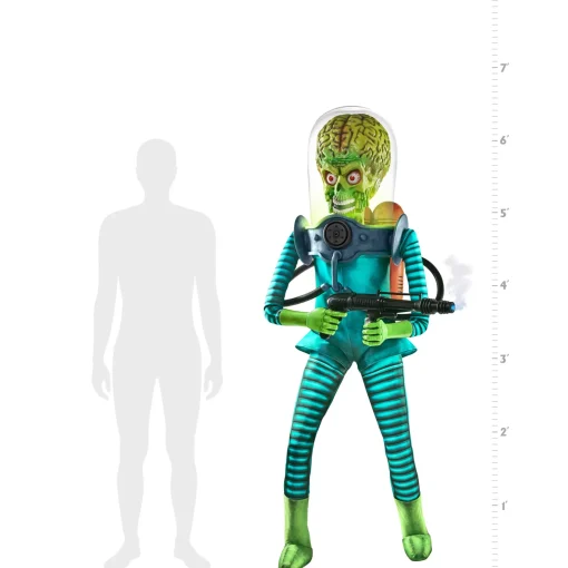 Spirit Halloween 6 Ft 6 In Martian Warrior Animatronic  - Mars Attacks