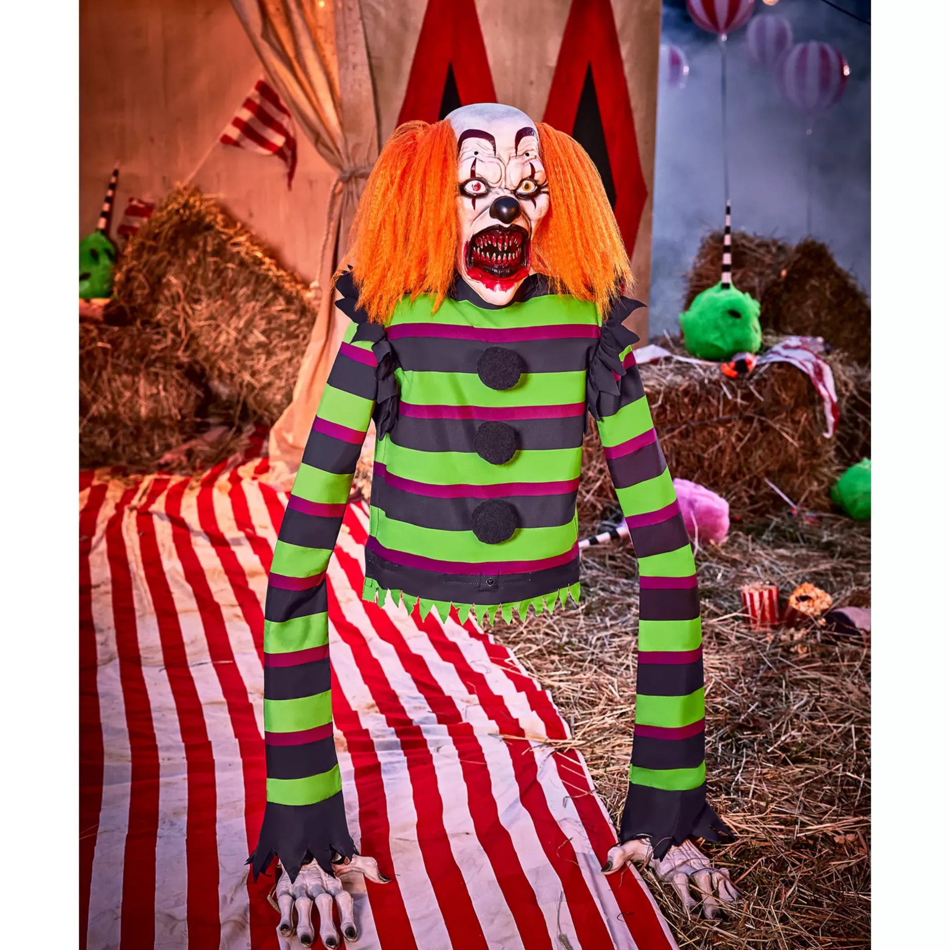 Spirit Halloween 4 Ft 2 In Poor George Animatronic