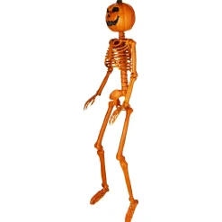 Spirit Halloween 3 Ft Rotten Pumpkin Skeleton Hanging Prop