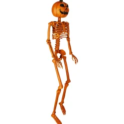 Spirit Halloween 3 Ft Rotten Pumpkin Skeleton Hanging Prop