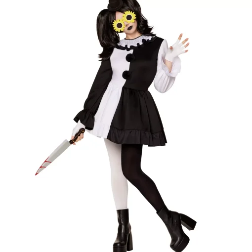 Women Spirit Halloween Adult Art the Clown Dress Costume - Terrifier