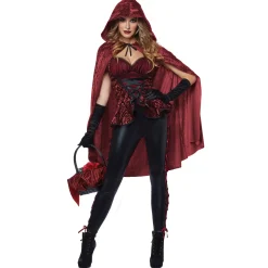 Women Spirit Halloween Adult Big Bad Red Costume