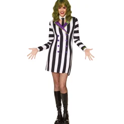 Women Spirit Halloween Adult Blazer Dress Costume - Beetlejuice