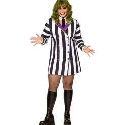 Women Spirit Halloween Adult Blazer Dress Costume - Beetlejuice