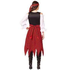 Women Spirit Halloween Adult Buccaneer Beauty Pirate Costume