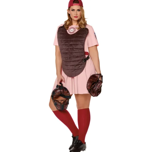 Women Spirit Halloween Adult Dottie Plus Size Costume -  A League of Their Own
