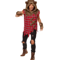 Spirit Halloween Adult Hooded Wolf Costume