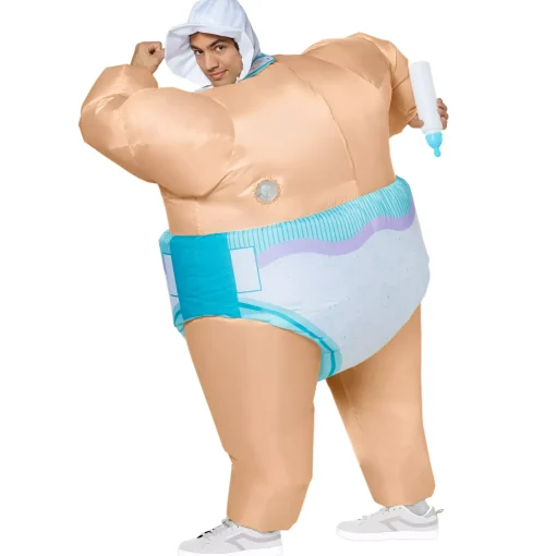 Spirit Halloween Adult Inflatable Baby Costume