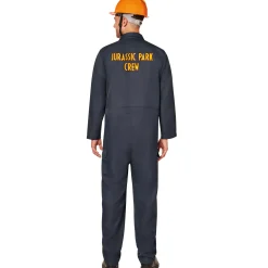 Women Spirit Halloween Adult Jurassic Park Crew Jumpsuit Costume