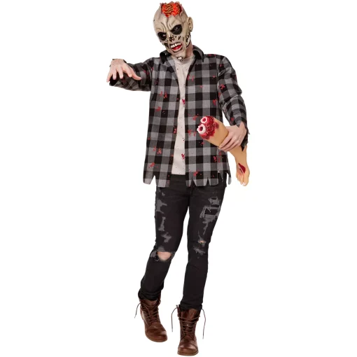 Spirit Halloween Adult Light-Up Undead Zombie Costume