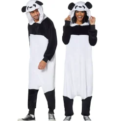 Spirit Halloween Adult Panda Jumpsuit Costume