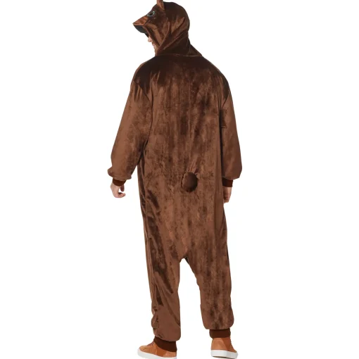 Spirit Halloween Adult Plus Size Bear Jumpsuit Costume
