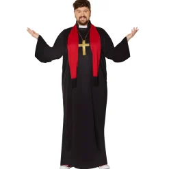 Spirit Halloween Adult Priest Plus Size Costume