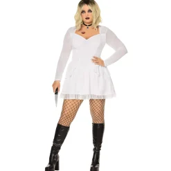 Women Spirit Halloween Adult Sassy Tiffany Costume - Bride of Chucky