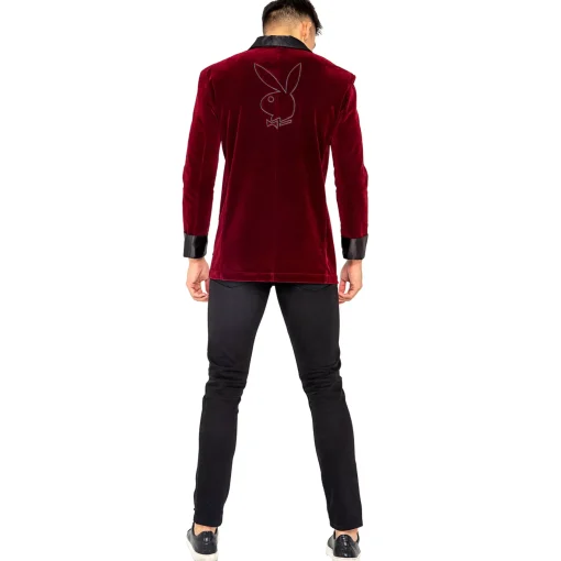 Women Spirit Halloween Adult Smoke Lounge Jacket - Playboy