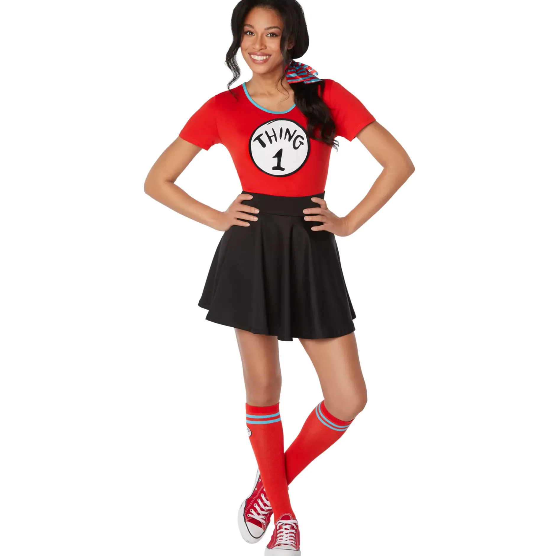 Women Spirit Halloween Adult Thing 1 and Thing 2 Costume Kit - Dr. Seuss
