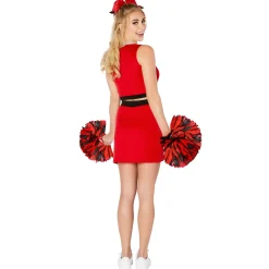 Women Spirit Halloween Adult Touchdown Babe Cheerleader Costume