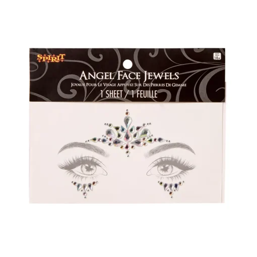 Spirit Halloween Angel Gem Face Decal