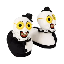 Spirit Halloween Art the Clown Plush Slippers - Terrifier