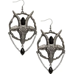 Spirit Halloween Baphomet Earrings