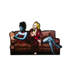 Spirit Halloween Beetlejuice Couch Sign
