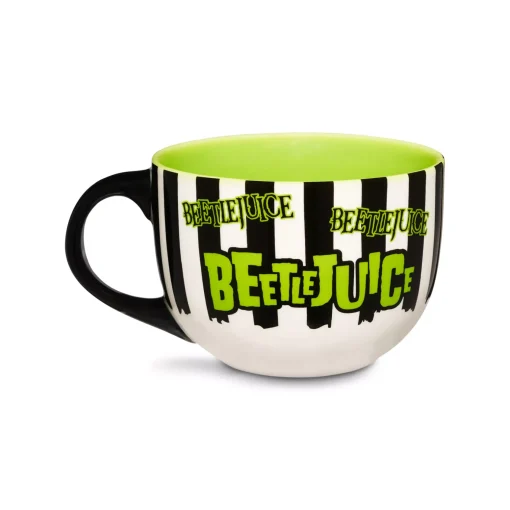 Spirit Halloween Beetlejuice Soup Mug with Spoon - 24 oz.