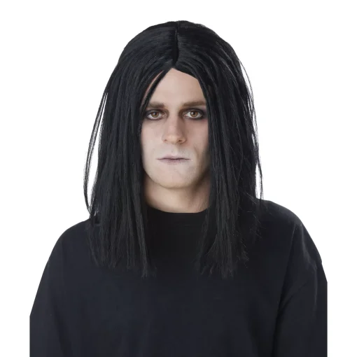 Spirit Halloween Black Menacing Wig