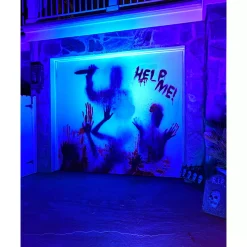 Spirit Halloween Bloody Hands Garage Single Door Cover