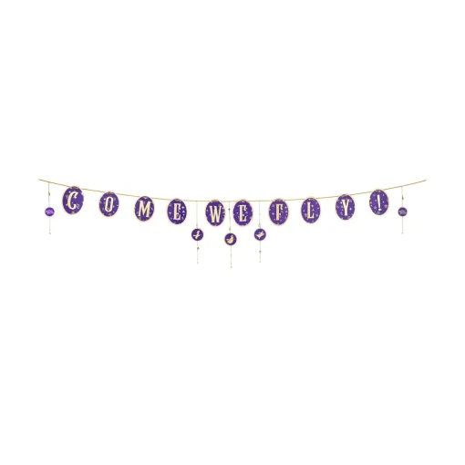 Spirit Halloween Come We Fly Banner - Hocus Pocus