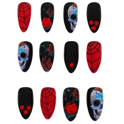 Spirit Halloween Day of the Dead Press On Nails
