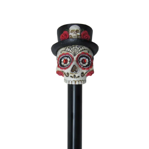 Spirit Halloween Day of the Dead Skull Staff