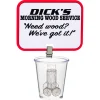 Spirit Halloween Dick’s Shot Glass with Name Badge