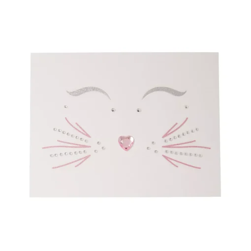 Spirit Halloween Gemstone Bunny Face Decals