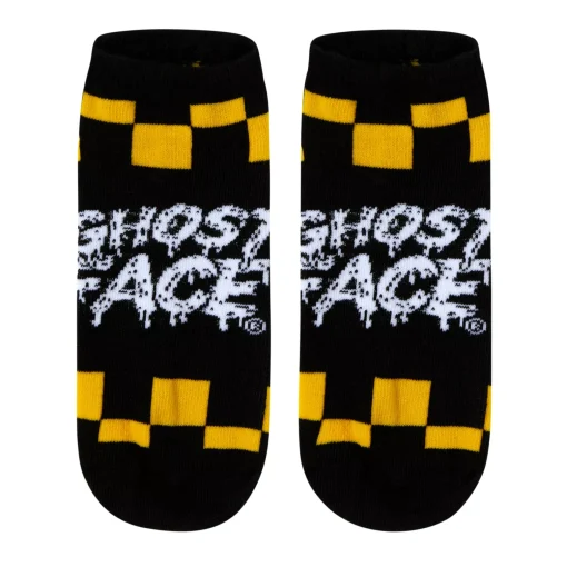 Spirit Halloween Ghost Face No Show Socks - 5 Pack
