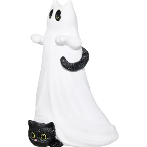 Spirit Halloween Ghost Kitty Statue