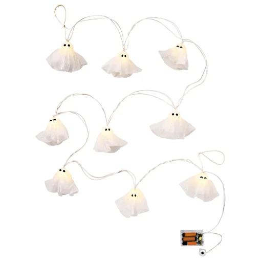 Spirit Halloween Ghost String Lights