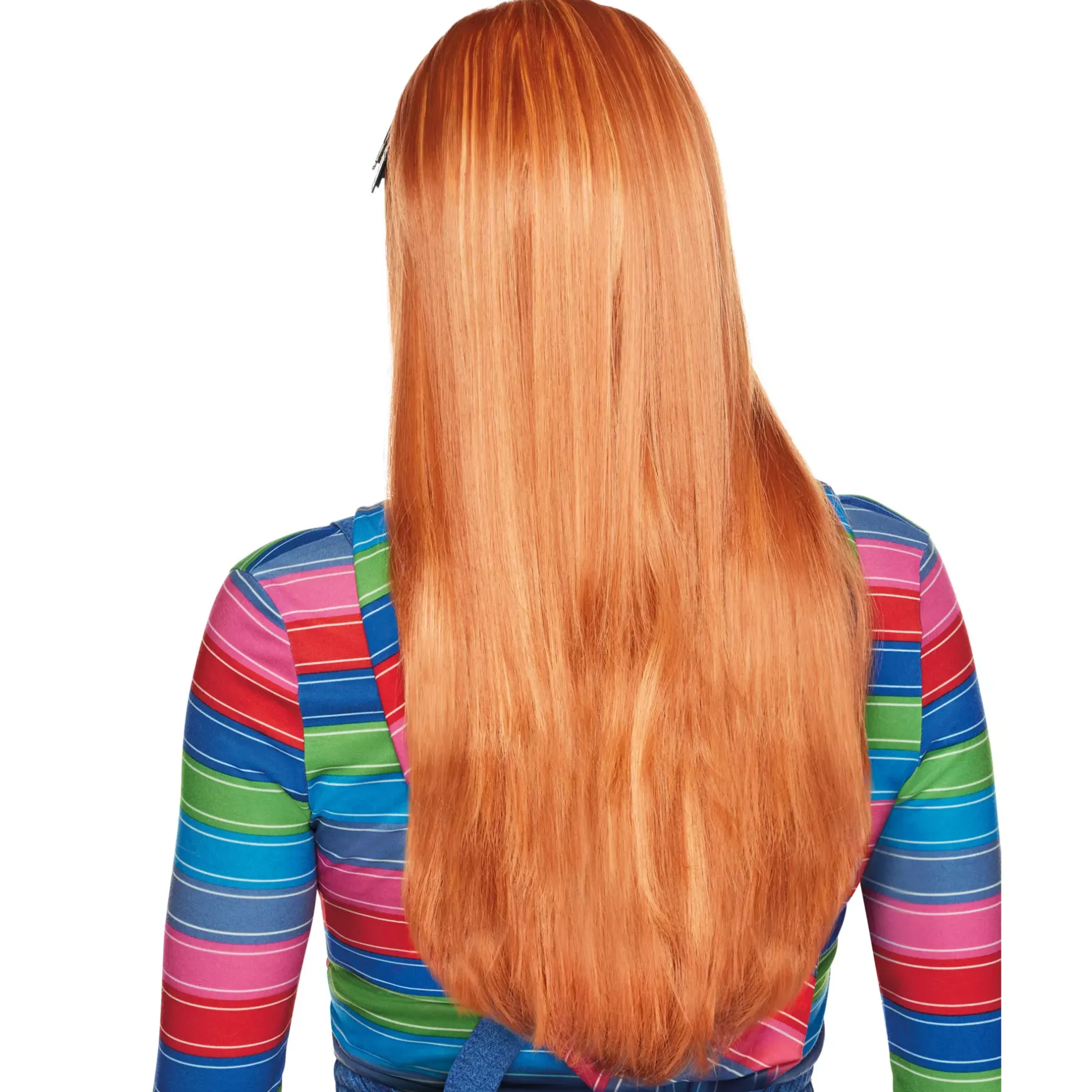 Women Spirit Halloween Heat Resistant Long Chucky Wig
