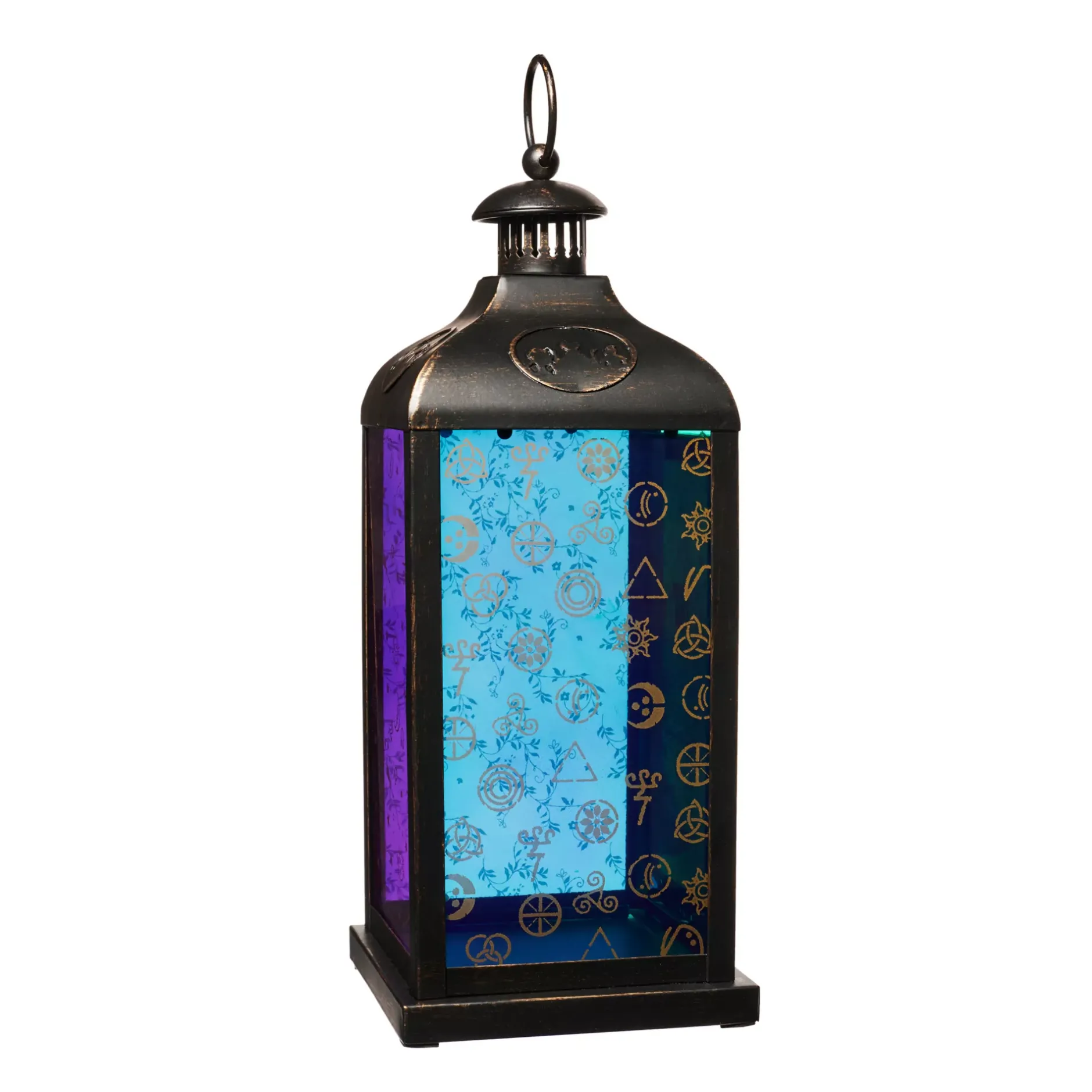 Spirit Halloween Hocus Pocus Multi-Colored Glass Lantern