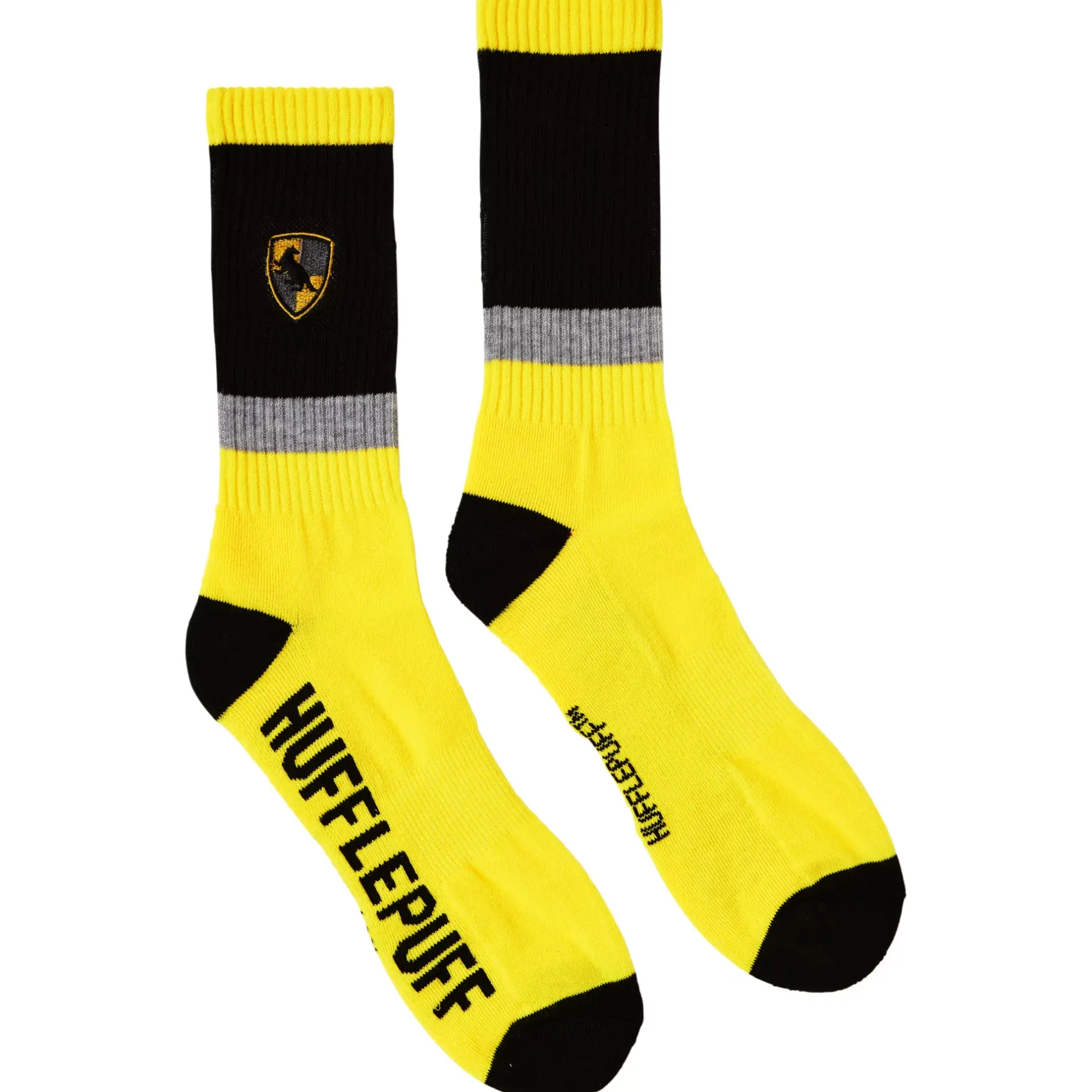 Spirit Halloween Hufflepuff Crew Socks - Harry Potter