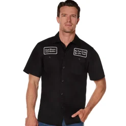 Spirit Halloween Hugh Mungus Deck Builders Work Shirt