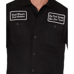 Spirit Halloween Hugh Mungus Deck Builders Work Shirt