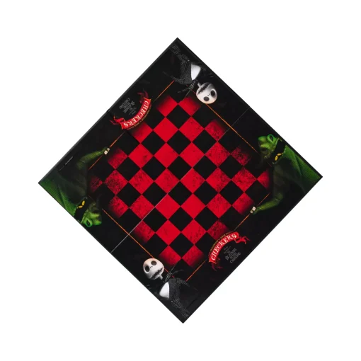 Spirit Halloween Jack Skellington vs. Oogie Boogie Checkers Set - The Nightmare Before Christmas