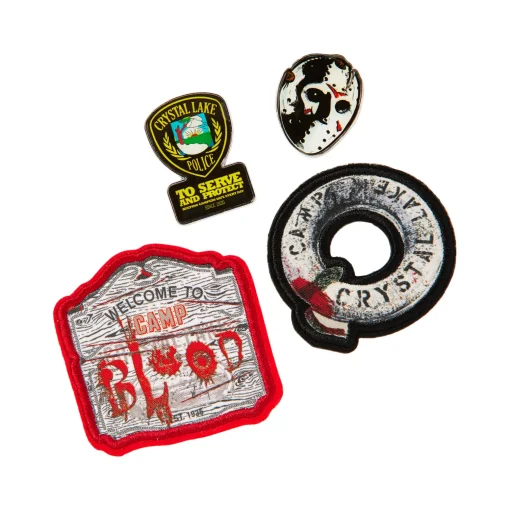 Women Spirit Halloween Jason Pin Patch Set - Friday the 13th